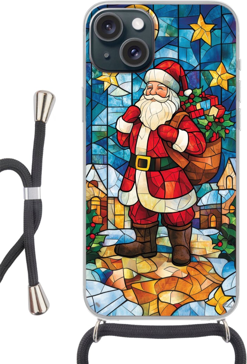 Kerstman - Glas - Kleurrijk