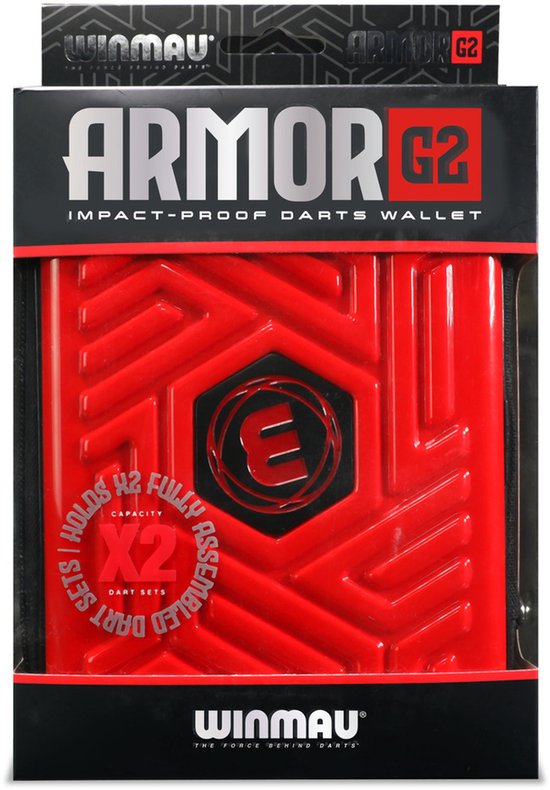 Winmau Armor G2 Red Dart Case van Merkloos — afbeelding 2