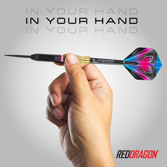 Red Dragon Peter Wright Snakebite Brass Dartshopper Exclusives - Dartpijlen van Red Dragon — afbeelding 2
