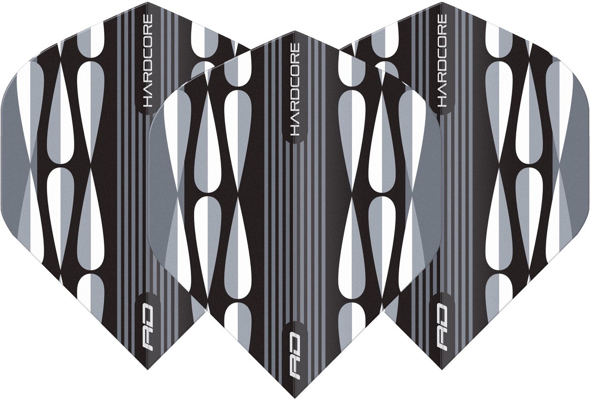 Red Dragon Hardcore Radical White Teardrop - Dart Flights