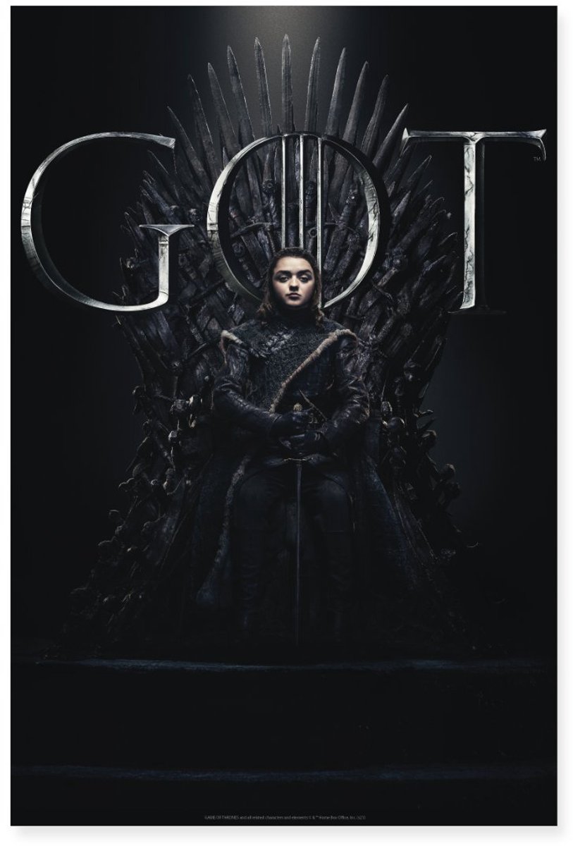 Game Of Thrones Arya Stark GOT Poster 60x90 cm