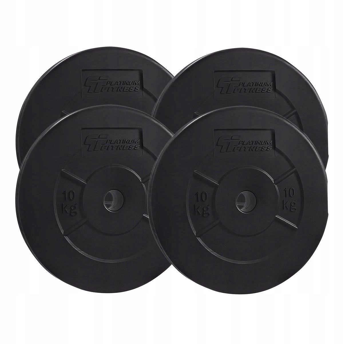 Platinum Fitness 40kg Halterschijven Bitumen 29mm