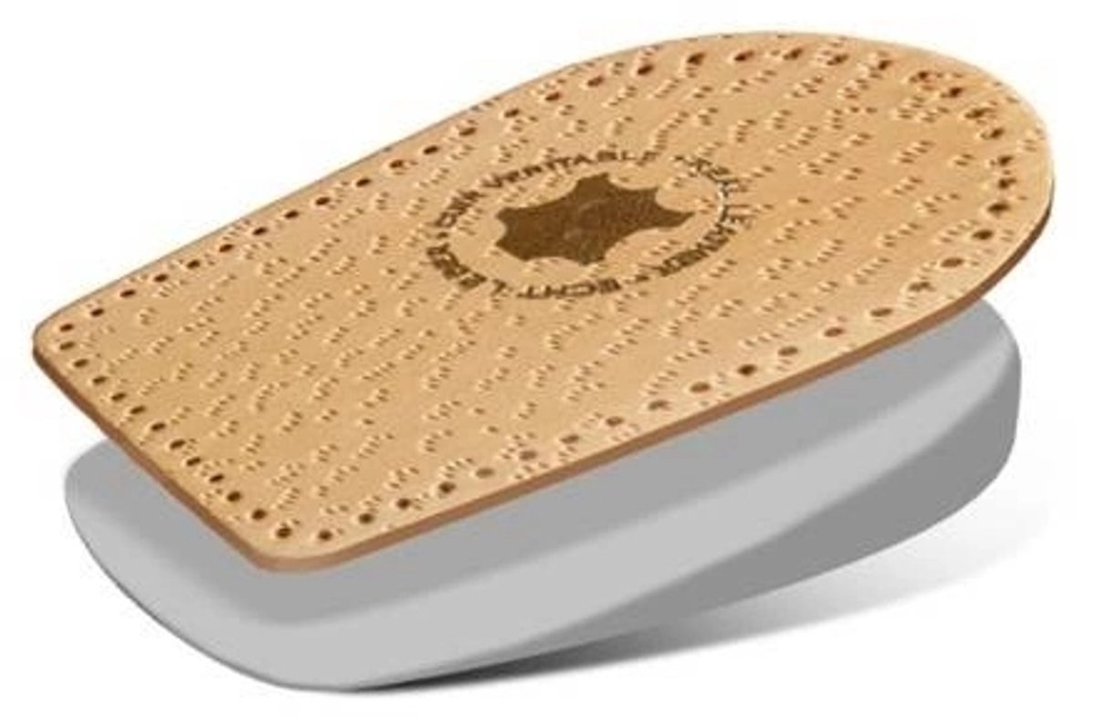 Kaps Elflex Leren Hielkussens Beige Maat 41-43