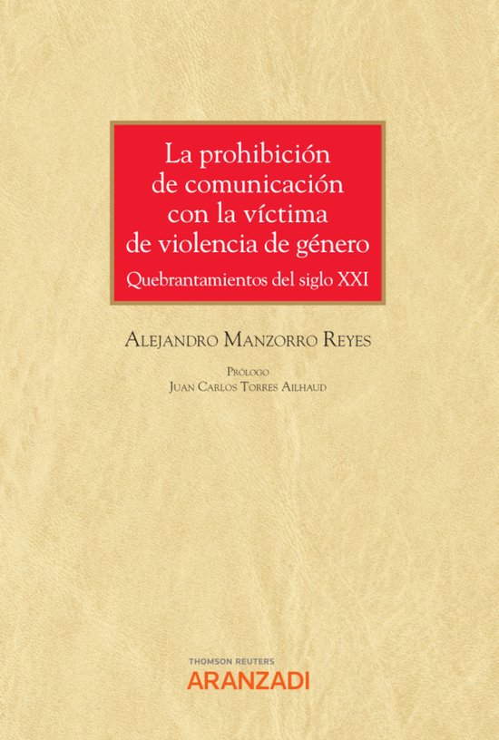 La prohibición de comunicación con la víctima de violenci ... - cover