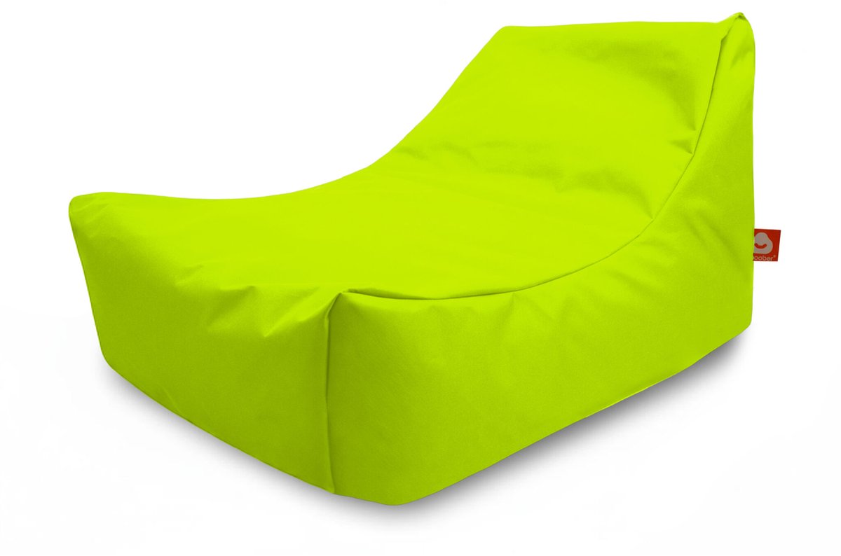 Whoober loungestoel zitzak Bali outdoor limoen groen - Wasbaar - Voor binnen en buiten