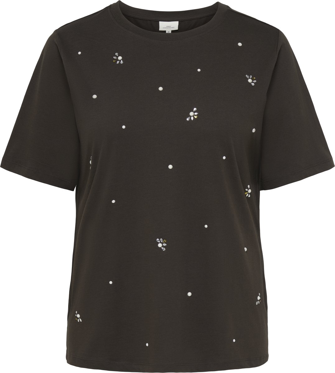 ONLY CARMAKOMA - CARRYDER 2/4 SLEEVE O-NECK REG SLIT TEE - Meisjes - T-shirts