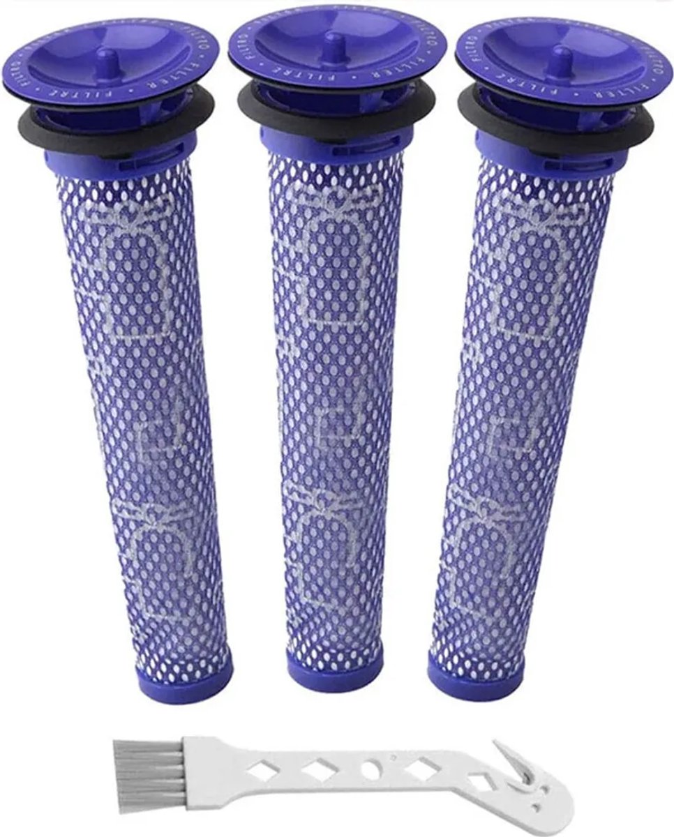 Geschikt voor Dyson V6 DC58 / DC59 / DC62 Stofzuiger Filterpakket (3-pack)