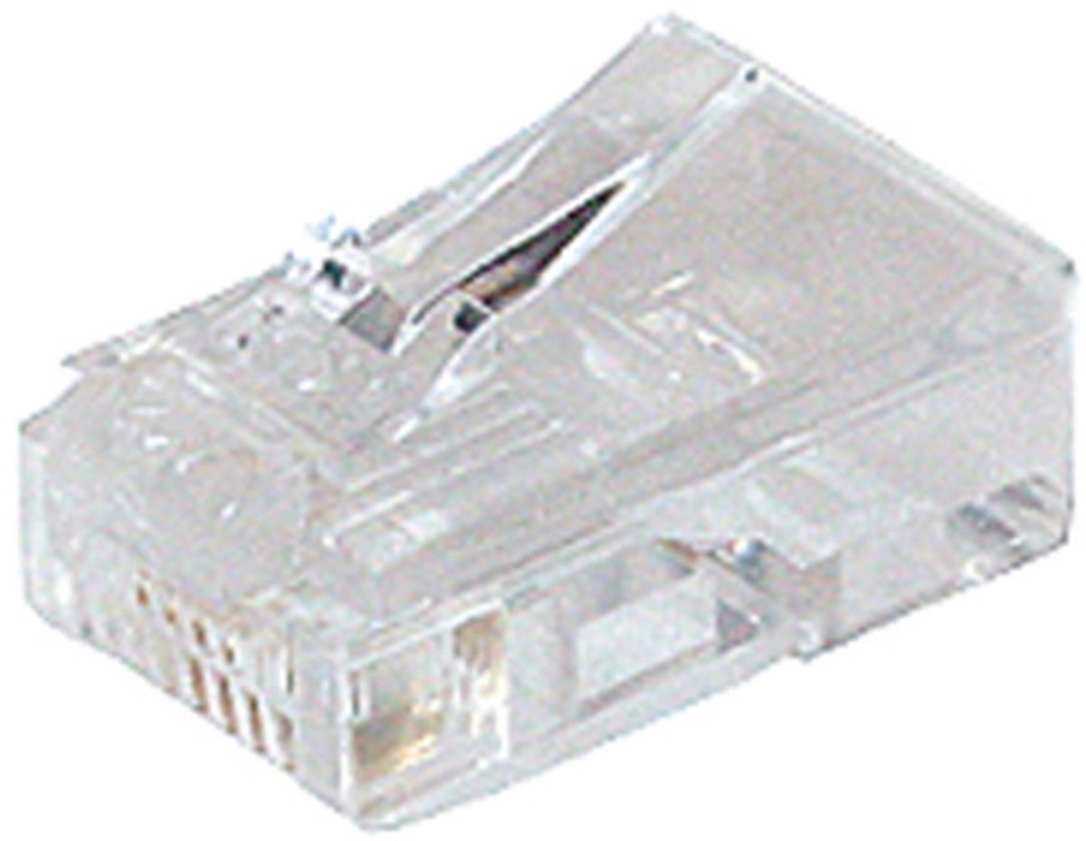 RJ45 Stekker - CAT6 - Per stuk - UTP - 8P8C - Basic - Transparant