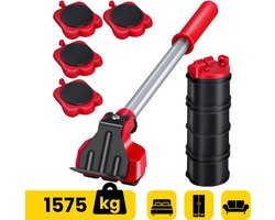 Moeve Meubelroller - Stevig en handig voor zware meubels - Meubeltransporter - 13 delige Transporthulp - Draagvermogen 400kg - Transportroller - Meubelhondje - Meubelverplaatser