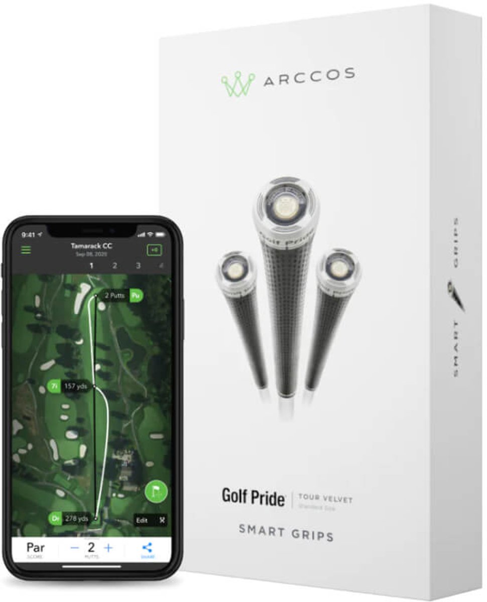 Arccos GolfPride Tour Velvet Smart Grips (Set 14 Stuks)