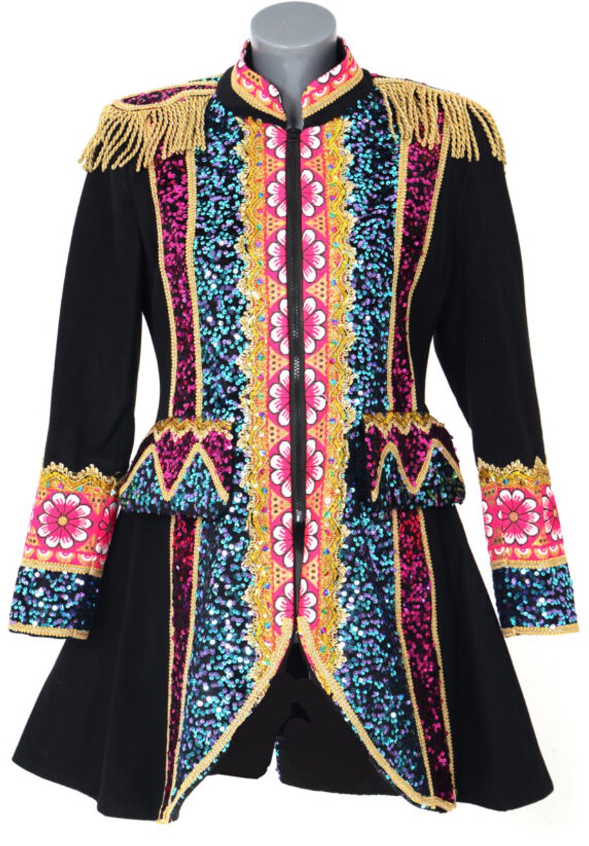 Carnavalsjas Dames - Colourfull Lady Flower - Maat M