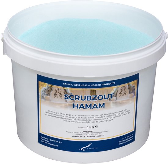 Scrubzout Hamam - 5 KG - Hydraterende Lichaamsscrub