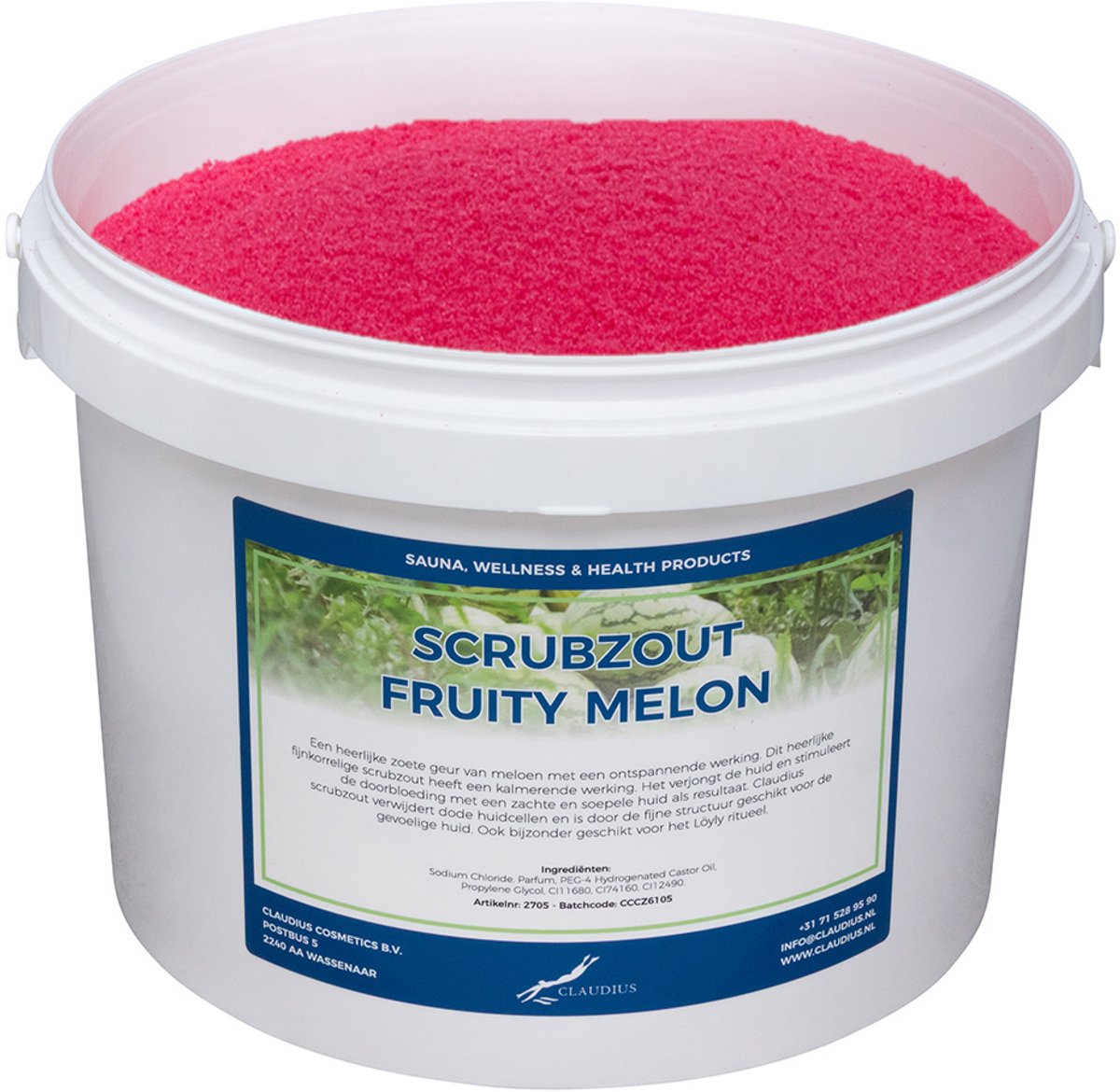 Scrubzout Fruity Melon - 1 KG - Hydraterende Lichaamsscrub