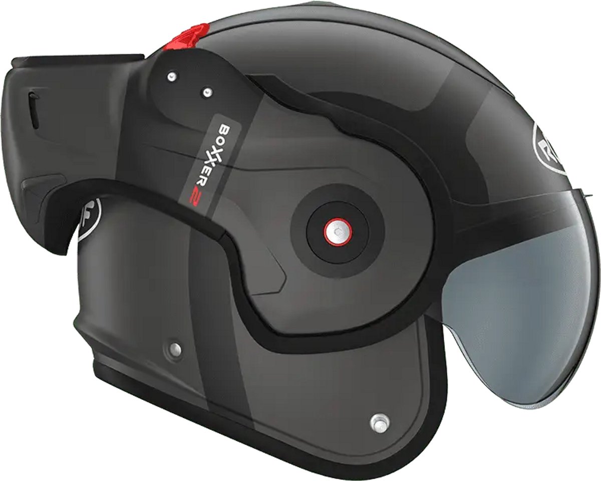 Roof RO9 Boxxer 2 Bond Matt Titan - Systeemhelm - Maat XL - Boxer helm - Motorhelm - ECE 22-06 gekeurd