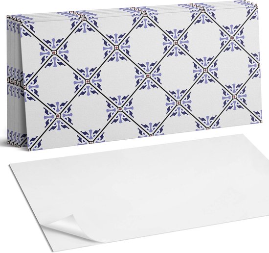 Art3d Keramische Tegels Metro Zelfklevende Tegelstickers Plaktegels Keuken 3d Wandpanelen Wit 30 X Cm 687066874