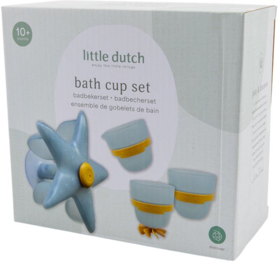 Little Dutch - Badwand Bekers - Zeester van Merkloos — afbeelding 2