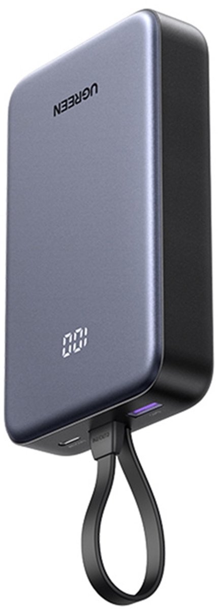 UGREEN Powerbank 20.000mAh USB-C 22.5W Grijs - afbeelding 2