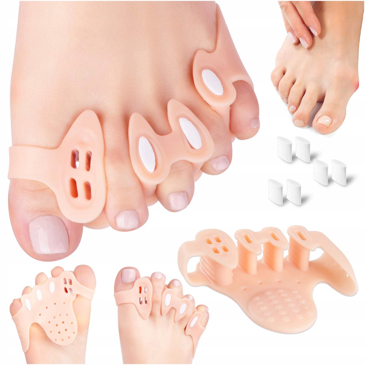 Gel Separator voor Hallux Valgus - Corrigeert en Ontlast
