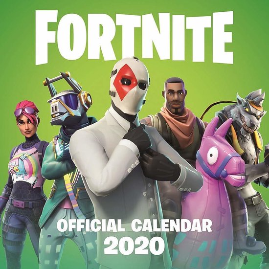Bol Games E FORTNITE Official 2020 Calendar