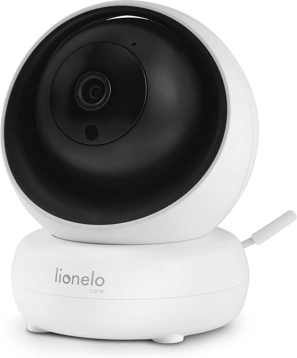 Elektronische babyfoon met Full HD 360° camera, 5 inch scherm en tweerichtingscommunicatie