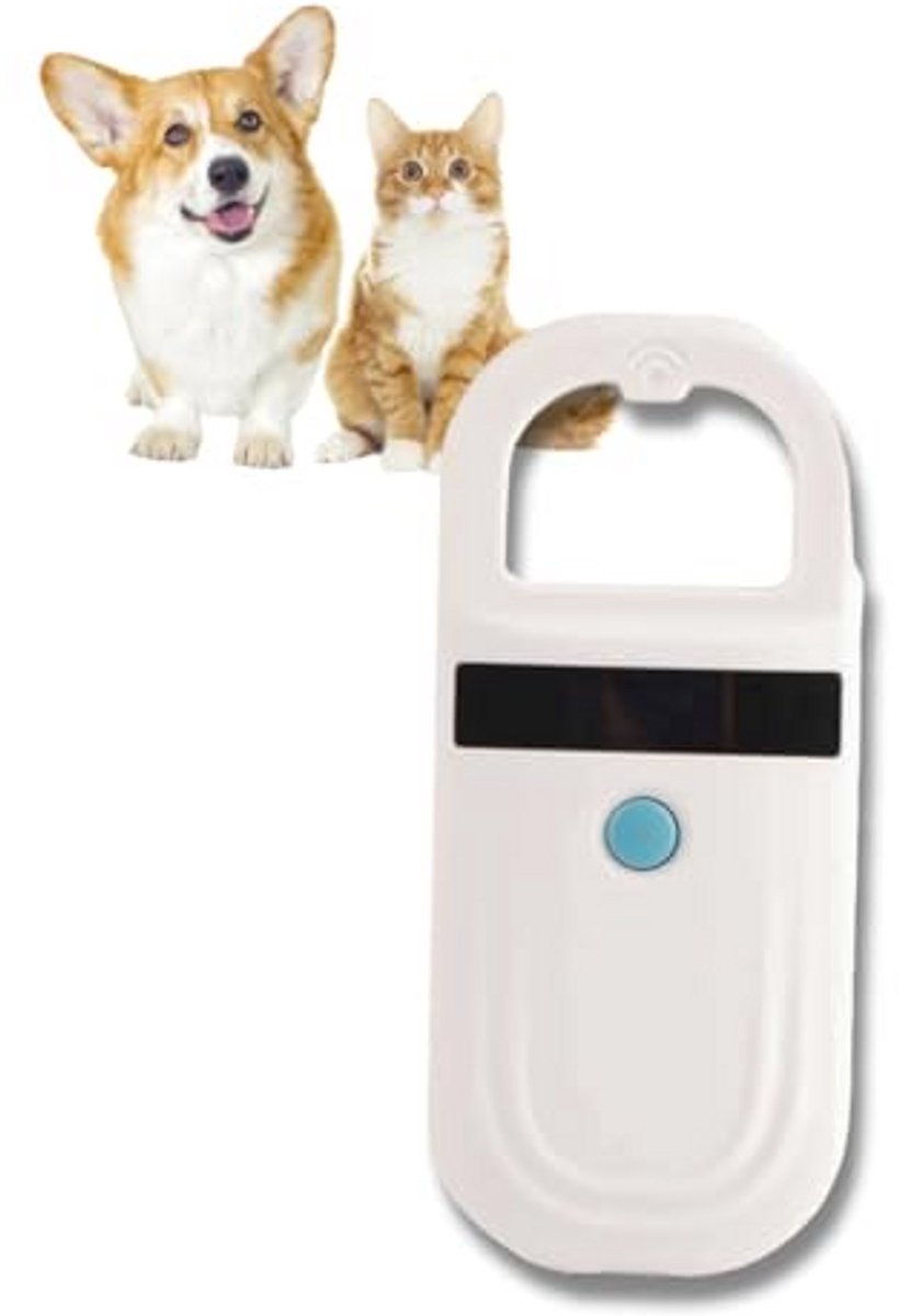 Sonew Dierlijke ID-lezer, LCD Vertoningsrfid Draagbare Microchip Handbediende Huisdier Scanner voor Hond