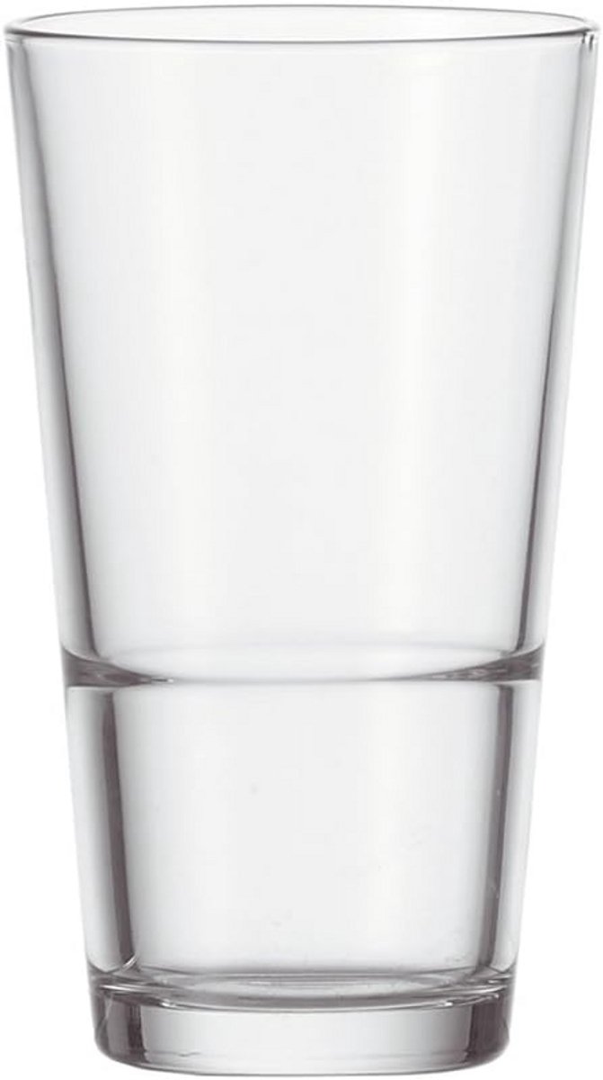 12-delige set vaatwasmachinebestendige longdrinkglazen - klassieke drinkbekers, 315 ml
