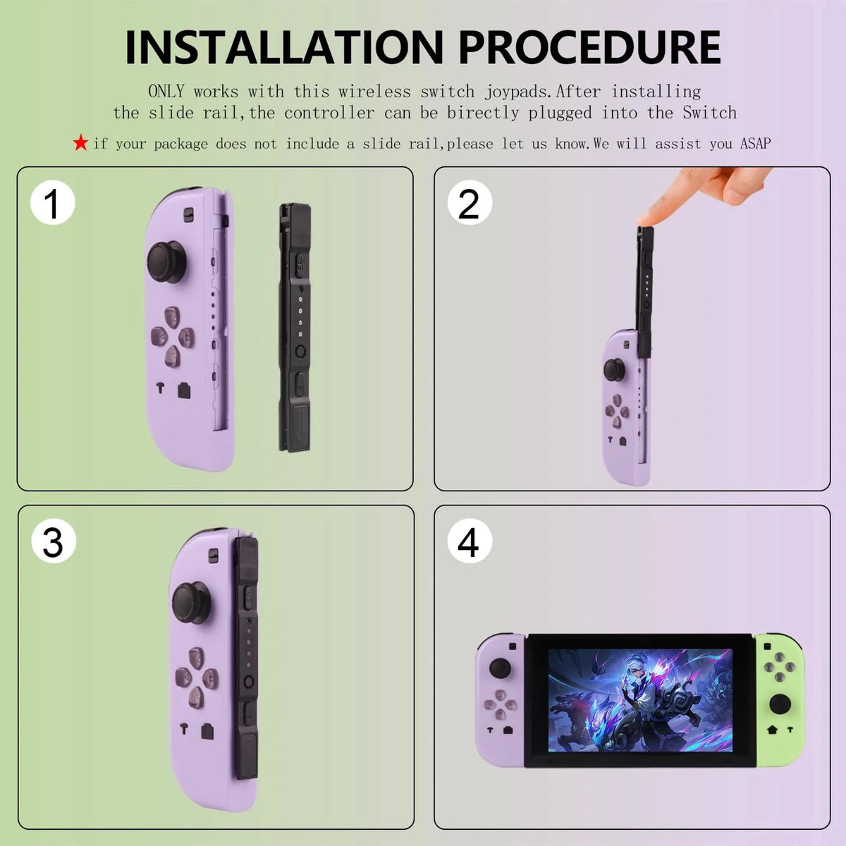 Namajunas Draadloze Joy-Con Set Nintendo Switch (6-assig) thumbnail 4
