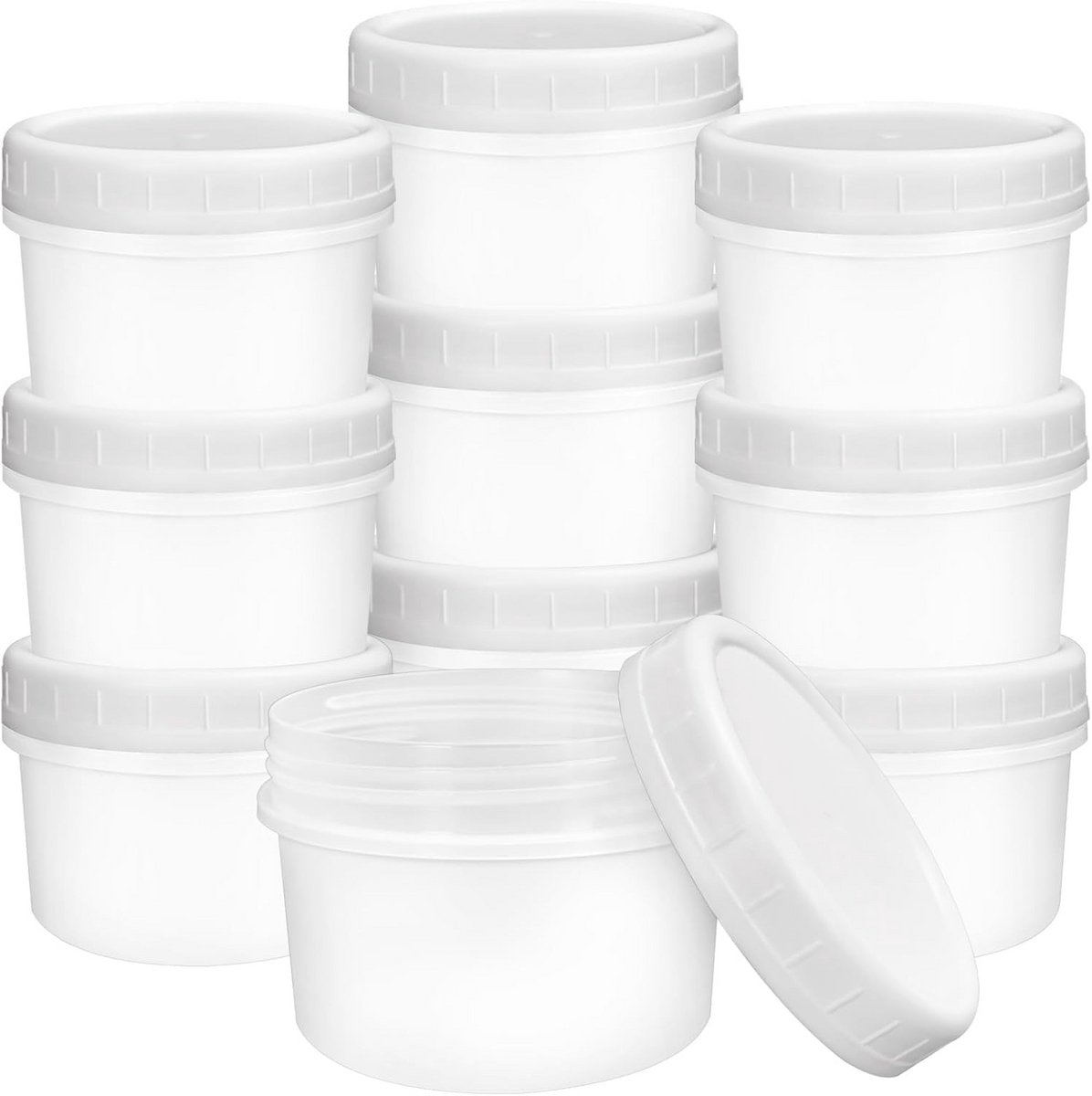 Mini Voedseldozen 250 ml - 20 Stuks Herbruikbare Kunststof Opbergcontainers