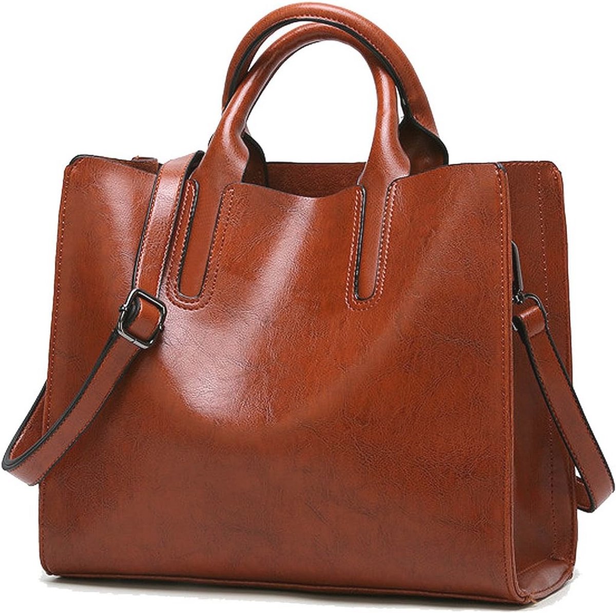 Coolives Women's Handbag with Short Handles Tote Bag Shoulder Bag Hobo Bag Tote Bag in PU Leather with Shoulder Strap Shoulder Bag Crossbody Bag