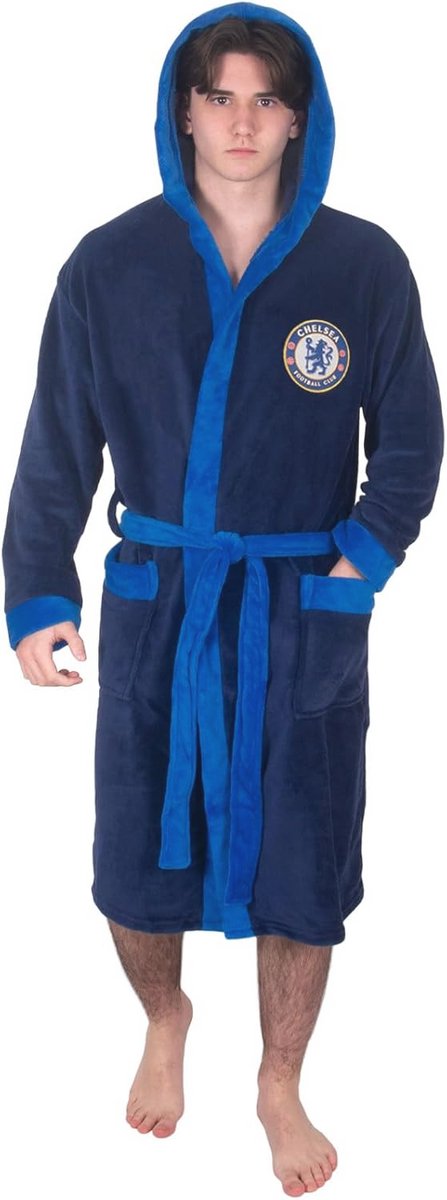 Fleece badjas met capuchon voor mannen - officieel clubcadeau