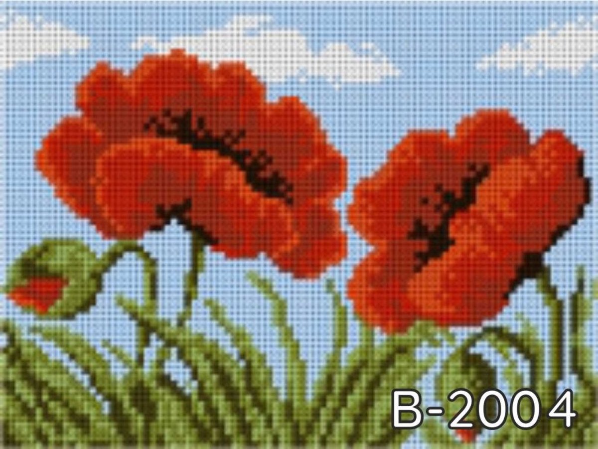Borduurpakket Canvas met Borduurzijde 15x20cm - Ariadna 2004