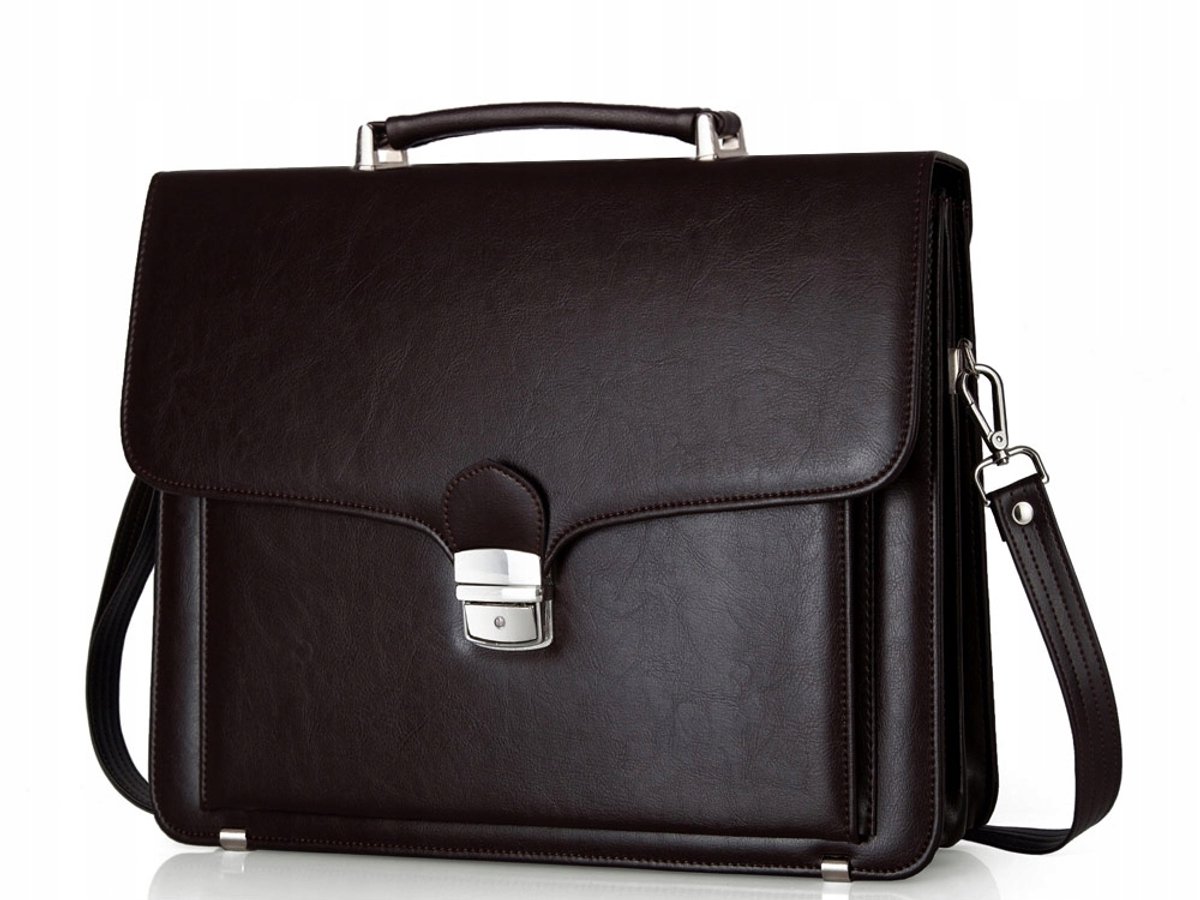 Leren Aktetas Dames - Brons, Ruim & Elegant