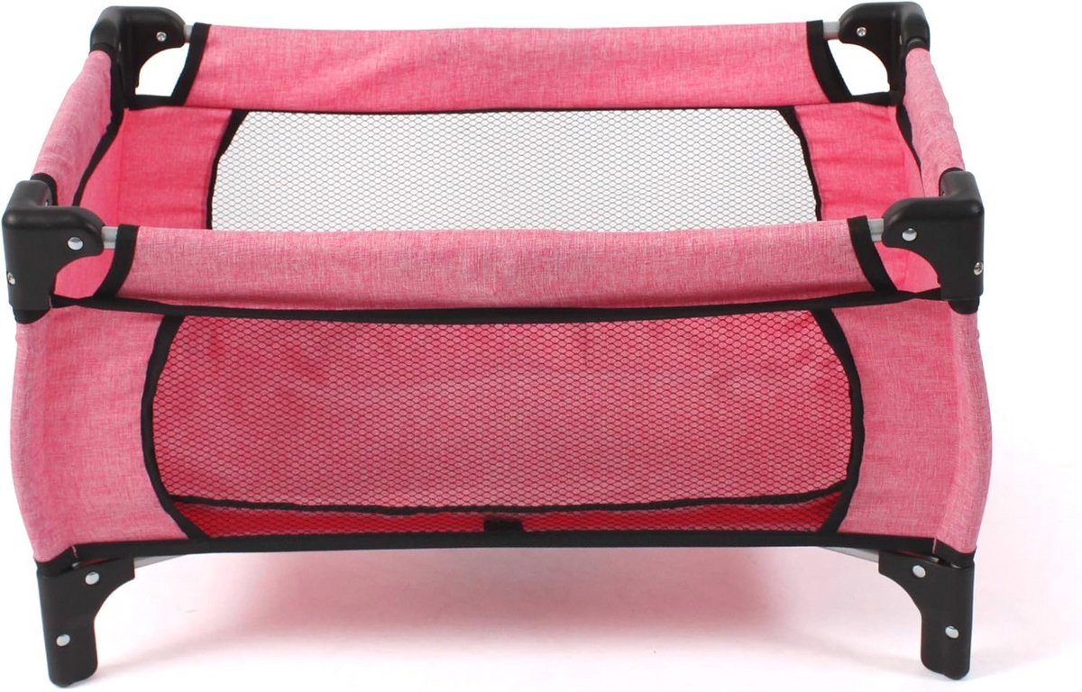 Luxe reiswieg voor poppen tot 50 cm - Roze