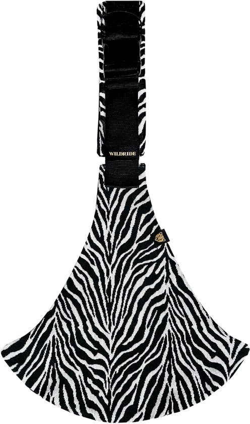 Wildride® Kinderdrager Zebraprint Zwart - Lichtgewicht & Draagbaar - Heupdrager Voor Kinderen van 9 Maanden tot 4 Jaar - Draagzak voor Baby en Peuter - Baby Carrier - Tot 20 kg