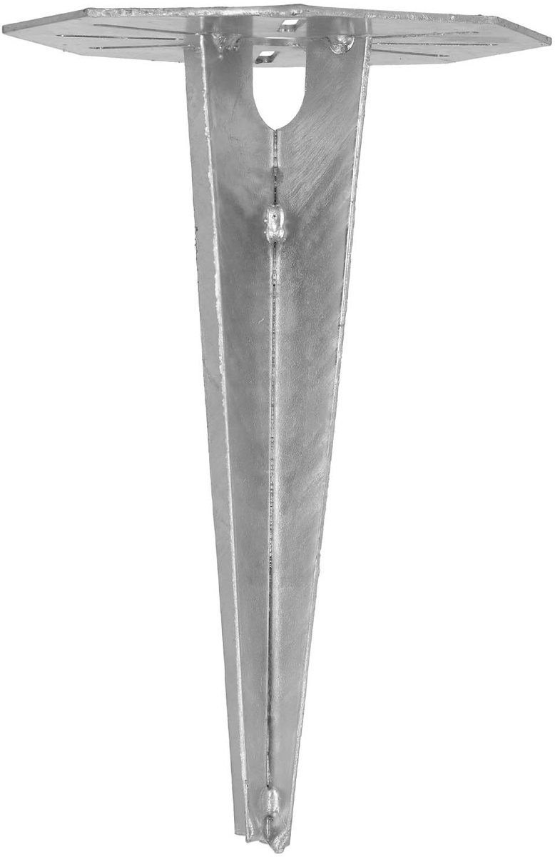 Stalen Lampbasis - Insteekbaar - 190 mm