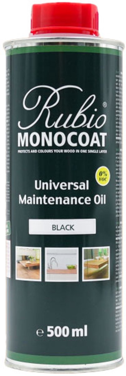 Rubio Monocoat - Universal Maintenance oil - Black - 0.5L