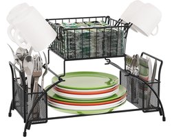 2-Tier Buffet Caddy Organizer - Perfect voor Keuken en Feesten