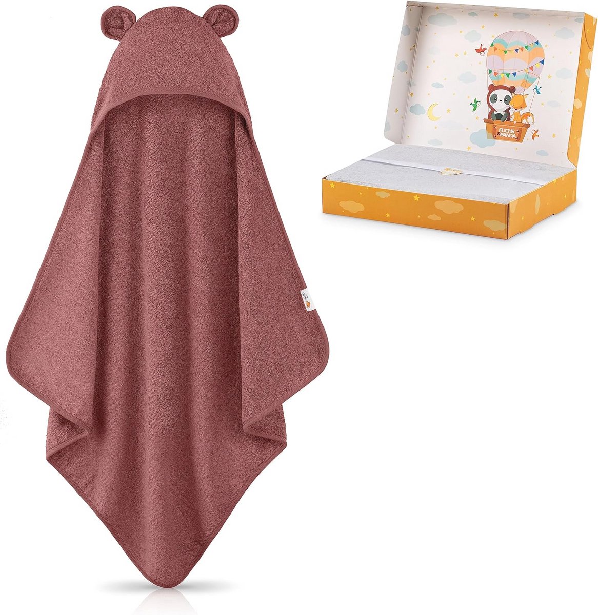 Baby Handdoek met Capuchon - 100% Bamboe, Extra Dikke, Zachte en Warme Badhanddoeken voor Peuters
