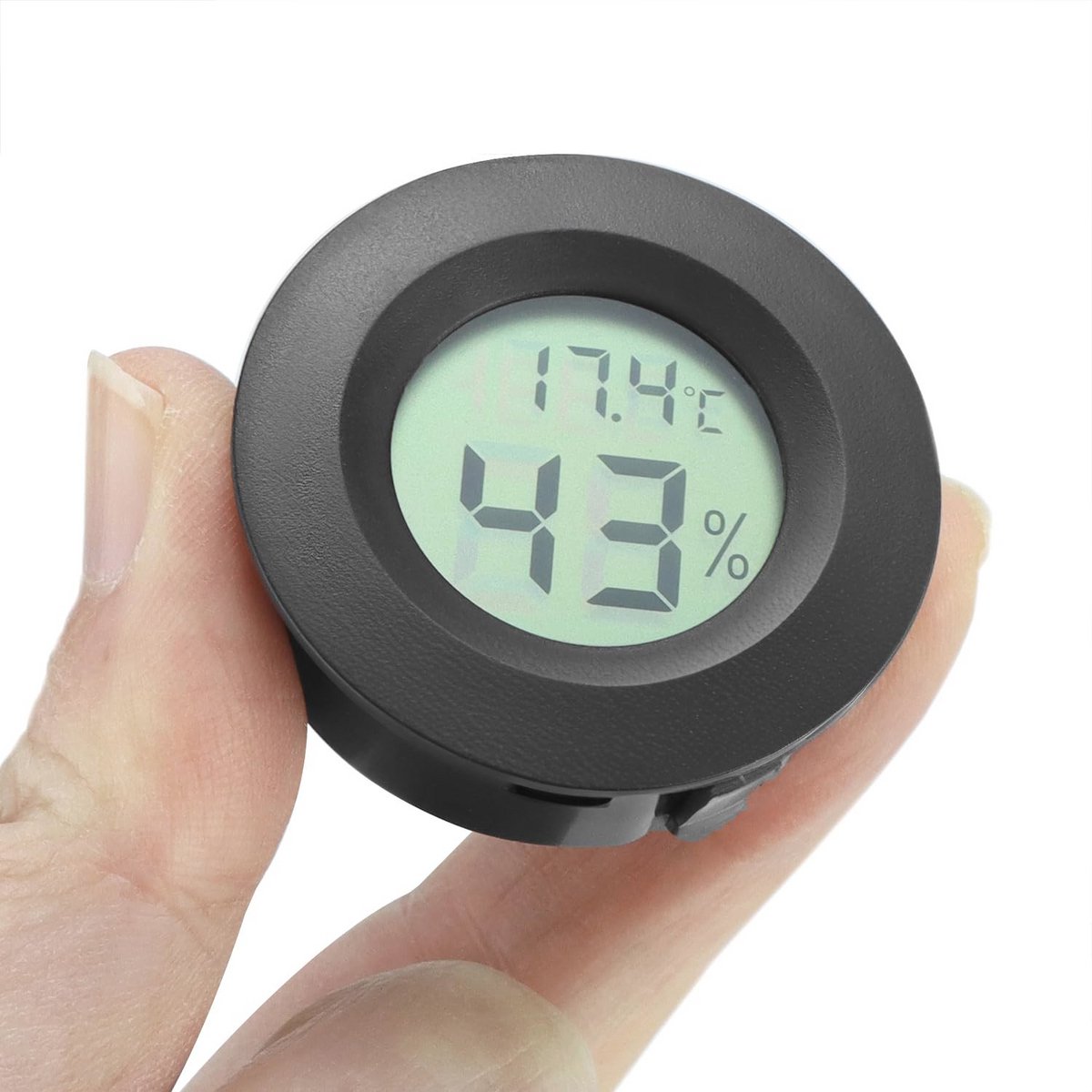 Digitale Hygrometer Thermometer - 3 Stuks Mini Temperatuur- en Luchtvochtigheidsmeters voor Woonkamer, Kas, Wijnkelder en Reptielenbak — cadeau in Cadeau-ideeën - foto 5