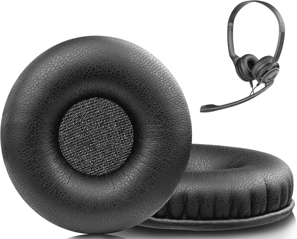 50mm Oorkussens Vervanging voor Headsets - Zwart
