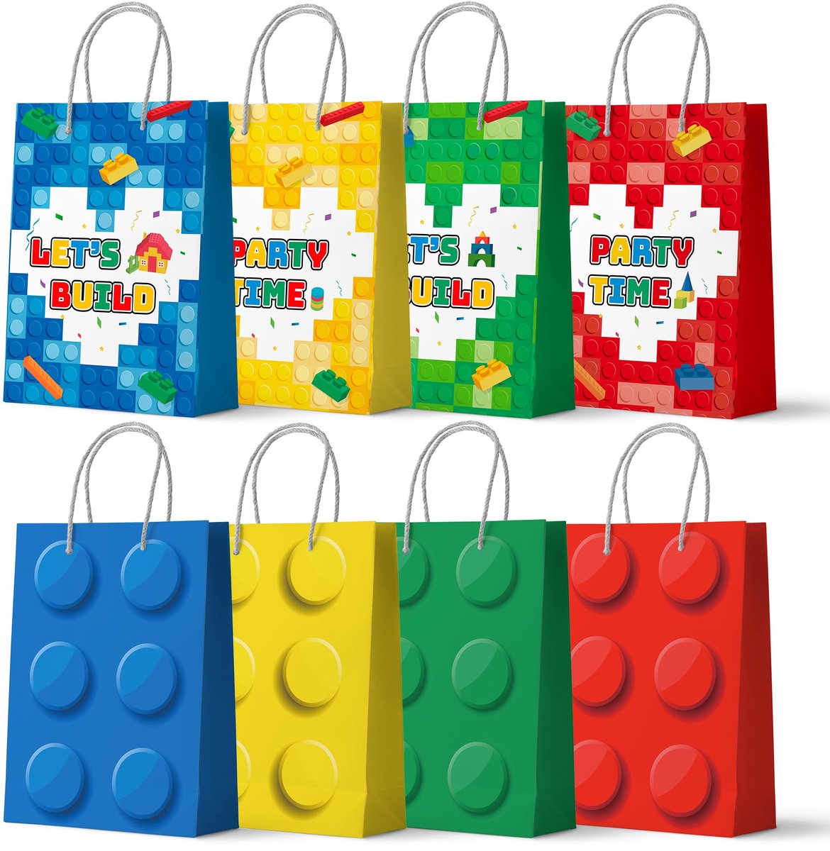 IMPERATORIS® Uitdeelzakjes met Strip/Stickers - Koekzakjes/Snoepzak/Geschenkzakjes -24 stuks