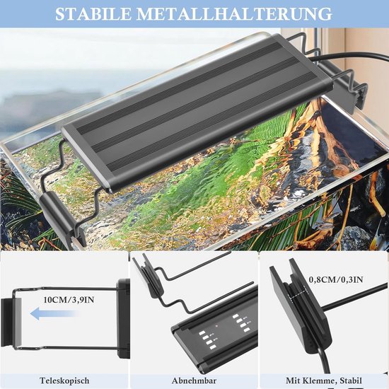 SPORTARC Mini-aquariumverwarmer, 10 W USB-verwarmer, stang, dompelbare thermostaatverwarmer, ingebouwde thermometer met LED-display voor 3 liter aquarium