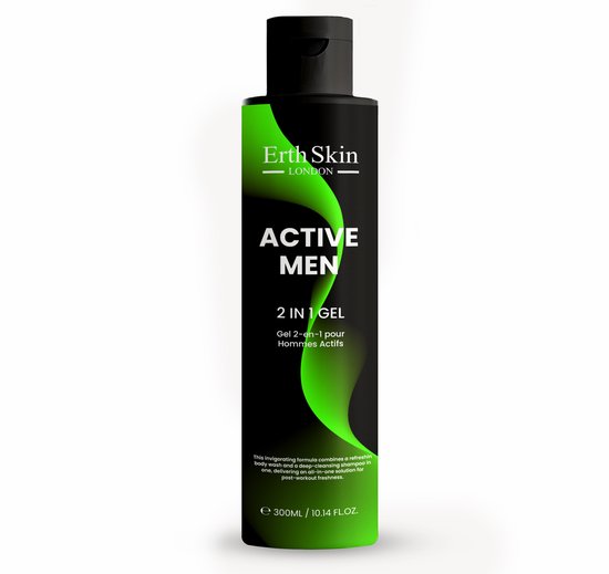 ErthSkin London ACTIEVE MANNEN 2 IN 1 GEL 300