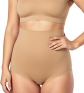 Slip taille haute correcteur pour femme - caleçon correcteur - Beige - Taille XS/ S - Ultra doux - sous-vêtement correcteur femme - Sous-vêtement sans couture femme - Sous-vêtement sans couture femme - string correcteur - Shapewear femme