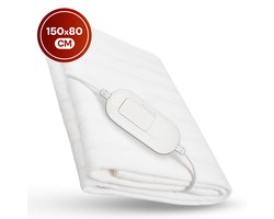 Elektrische Warmtedeken – 150 × 80 cm – 3 Warmtestanden – Oververhittingsbeveiliging – Wasbaar – Ultra-Zacht Polyester