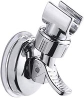 Douchekophouder - Handdouchehouder - ABS - Met zuignap - Draaibaar - Verstelbaar - Douchemontageonderdelen - Badkamer Accessoire - Douchekop Houder Zonder Boren - Geschikt voor badkamer - 7*10.5cm - Zilver