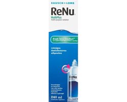 Bausch + Lomb - ReNu MultiPlus - Multipurpose - Lenzenvloeistof met lenshouder - Voor zachte lenzen - 6 x 240 ml