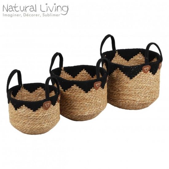 Opbergmand - 3-Delige Set - 30 X 30 X 30 Cm - Speelgoed Opslag - Kan