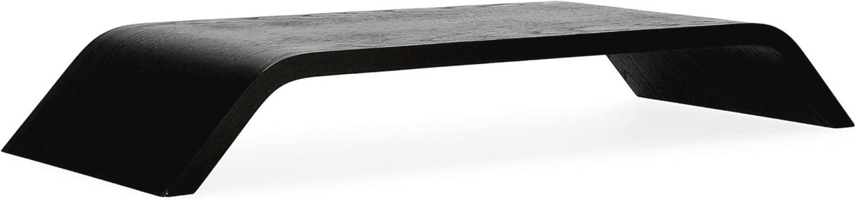 Minimalistische Houten TV Stand - Verstelbare Laptop- en Tablet Stand - Monitorverhoger in Licht Eiken Kleur