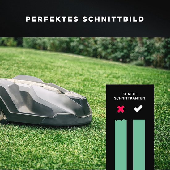 Hoogwaardige robotmessen met schroeven - Universele reservemesjes voor robotmaaiers - Set van 30 stuks — afbeelding 3